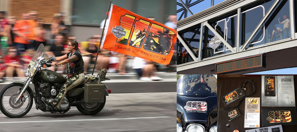 Harley-Davidson 110th Anniversary Milwaukee celebration